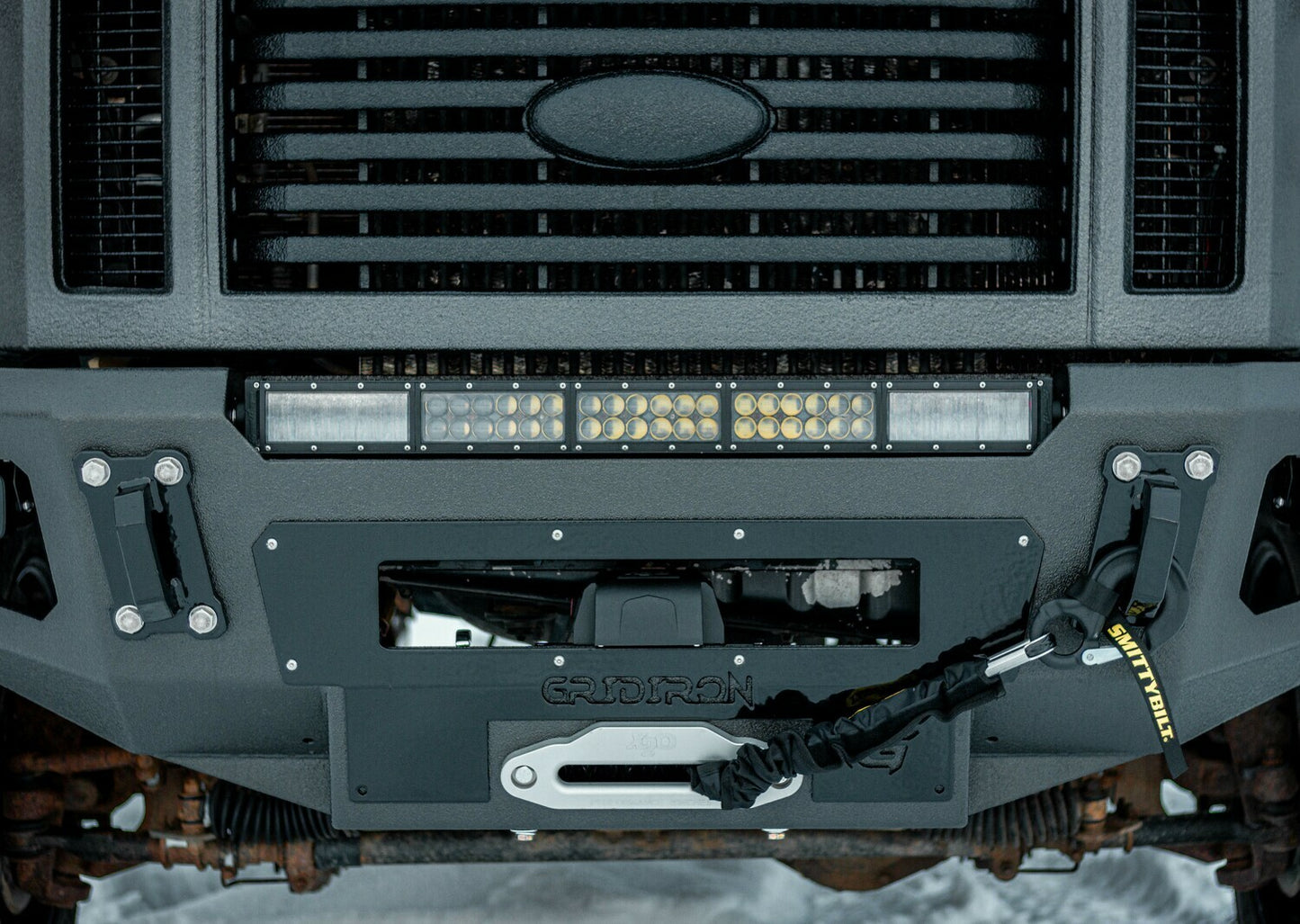 BASE WINCH BUMPER FORD F-250/F-350 2008-2010