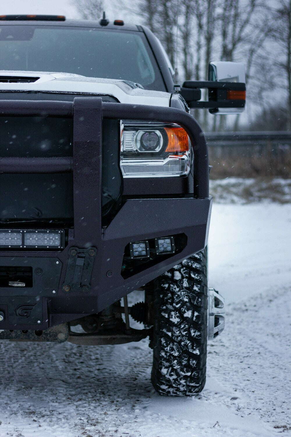 FULL-TUBE WINCH BUMPER GMC SIERRA 2500/3500 HD 2015-2019