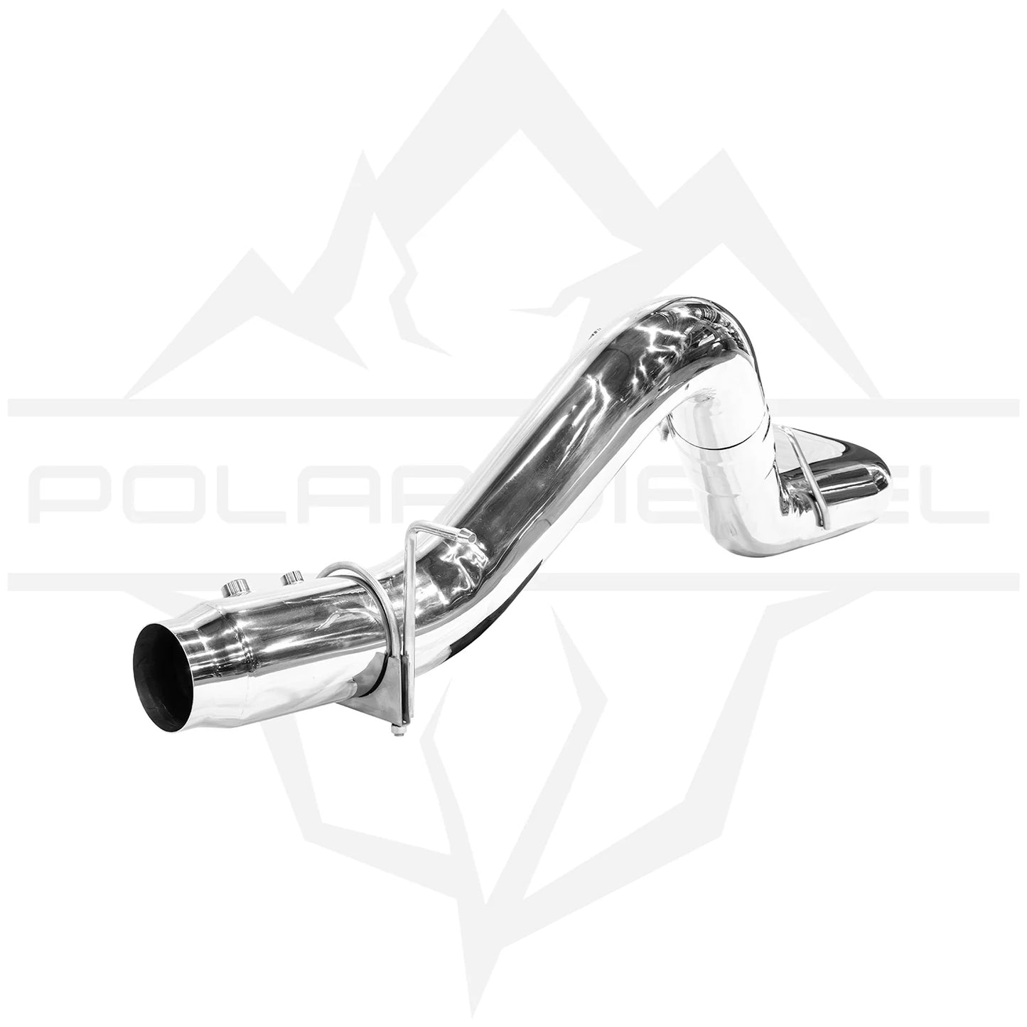 Polar Diesel 2011-2026 Duramax 6.6L 304SS 5" Polished DPF Back Exhaust