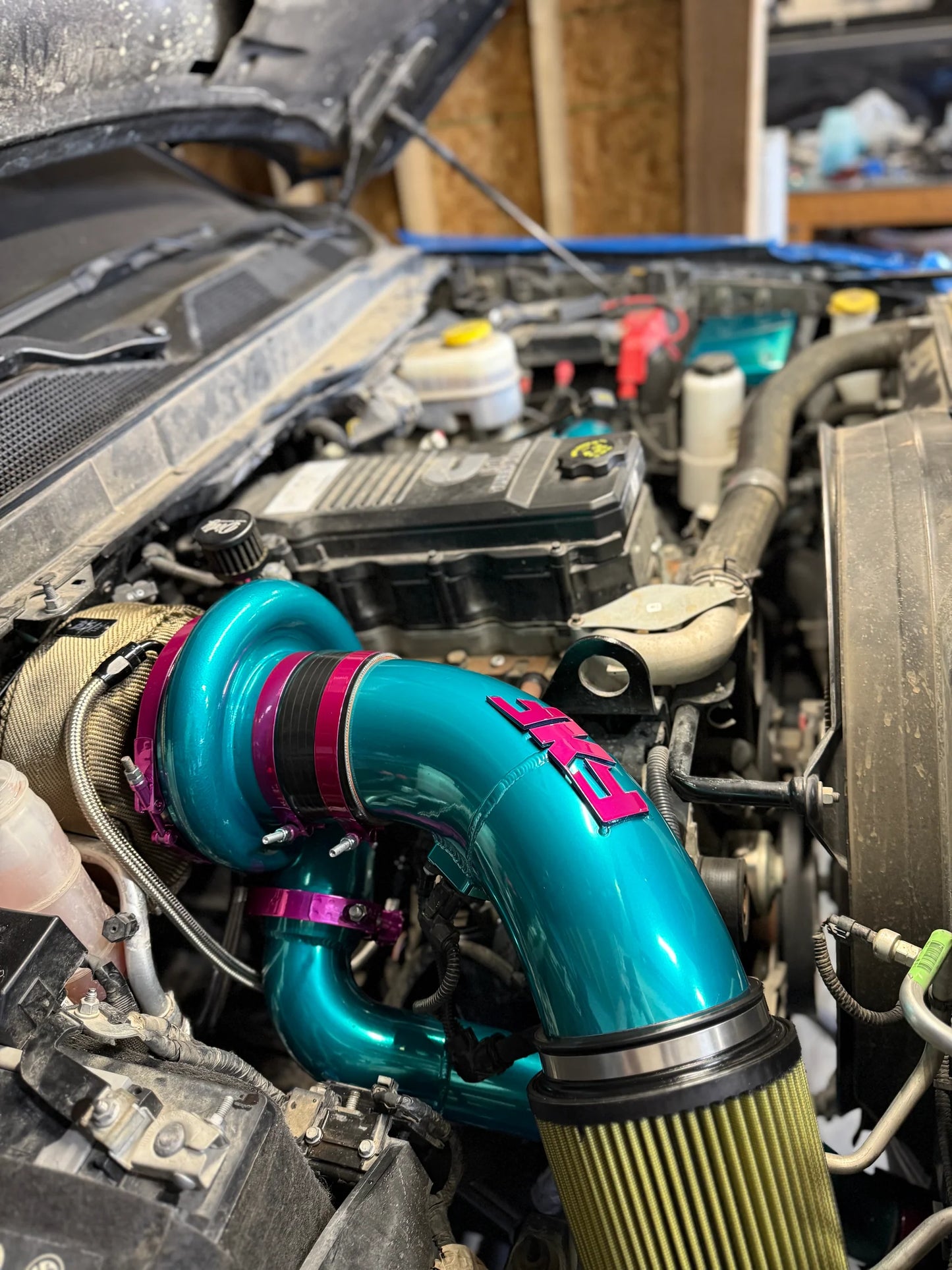 FKF Cummins High Mount 2nd Gen (2G) Swap Intake