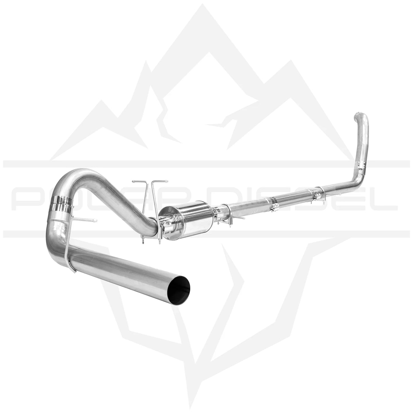 Polar Diesel 2003-2007 Ford Powerstroke 6.0L 4" Exhaust With Muffler
