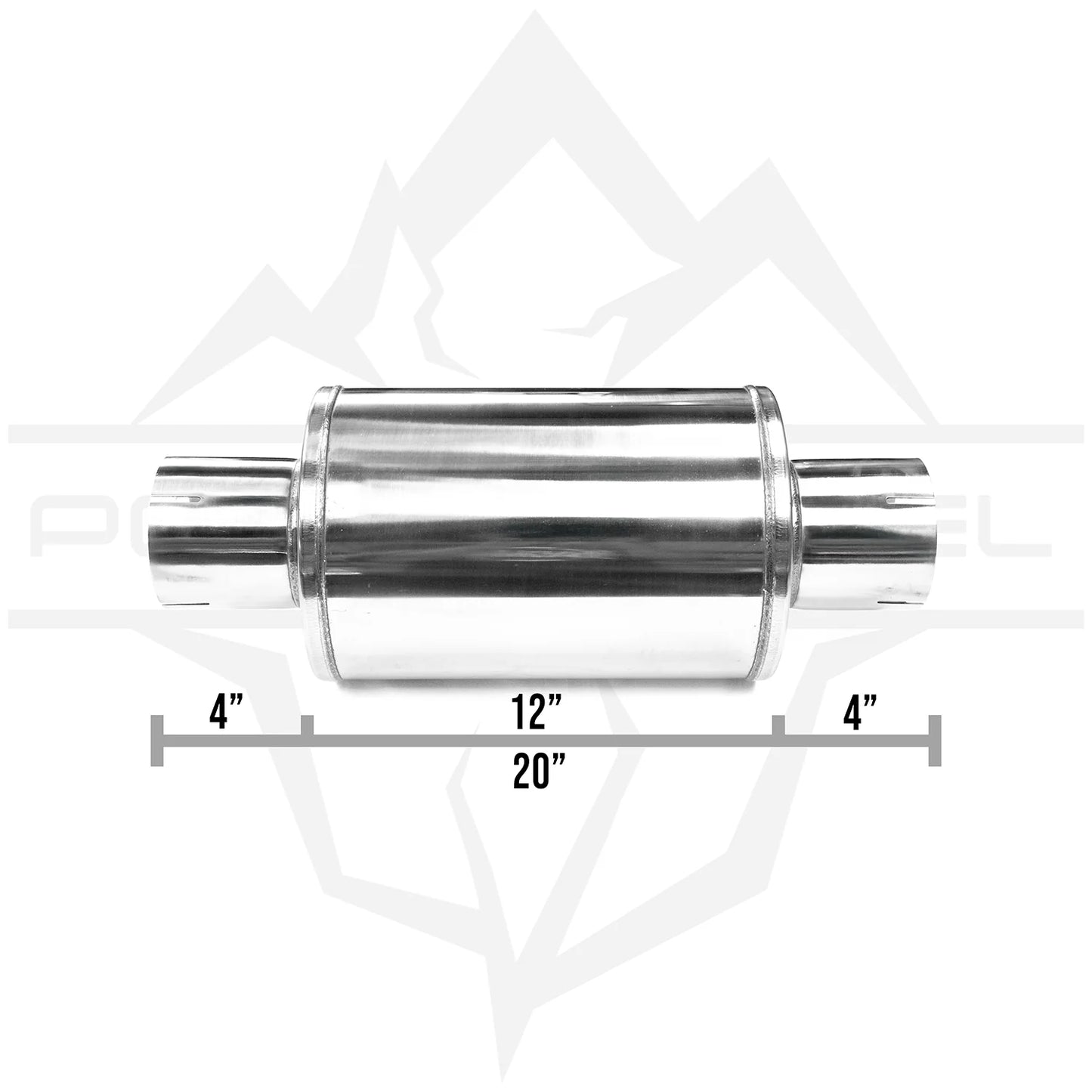 Polar Diesel Standard 4" Muffler