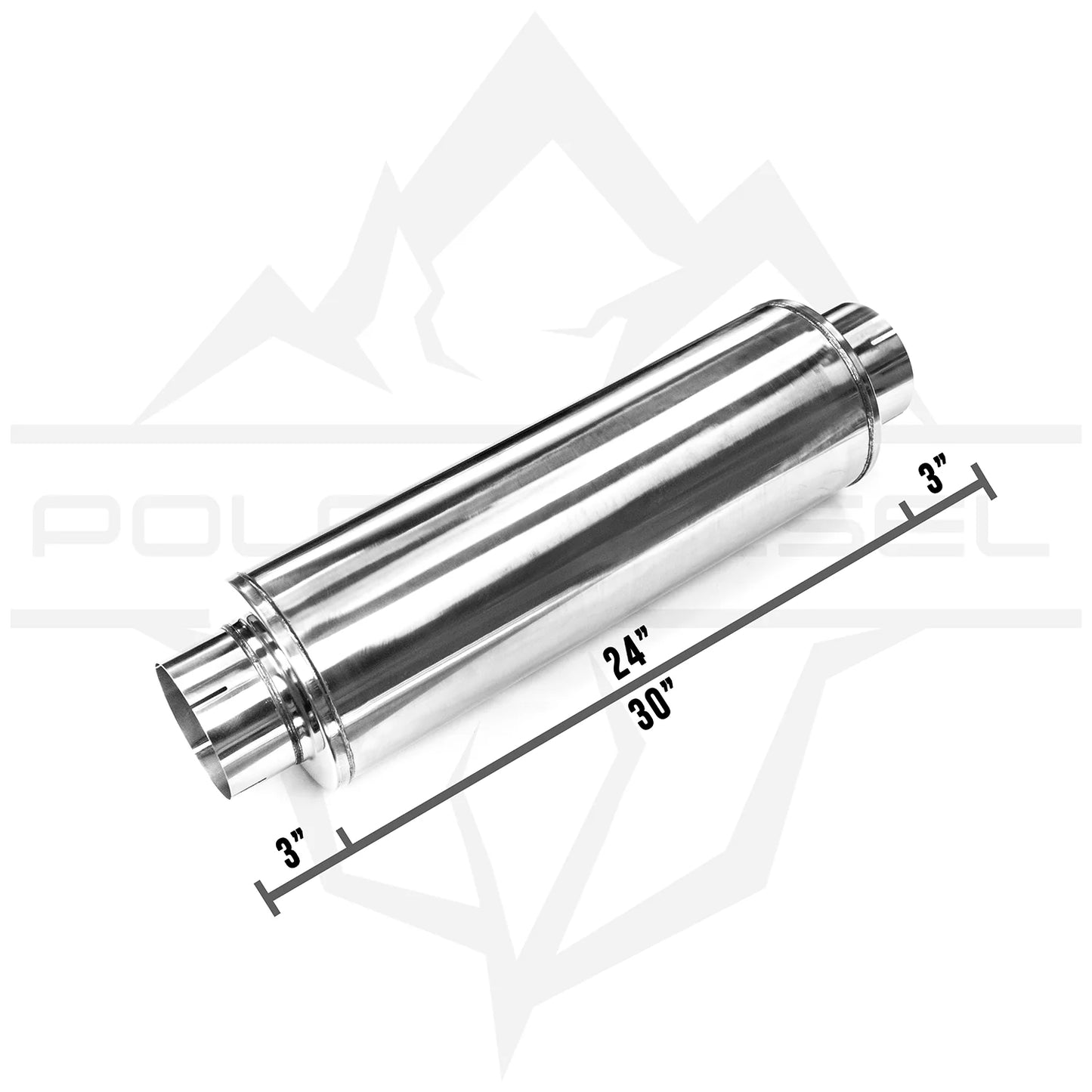 Polar Diesel Universal 5" Silencer Muffler