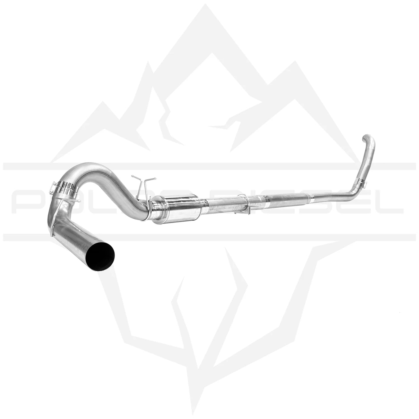 Polar Diesel 2003-2007 Ford Powerstroke 6.0L 5" Exhaust With Muffler