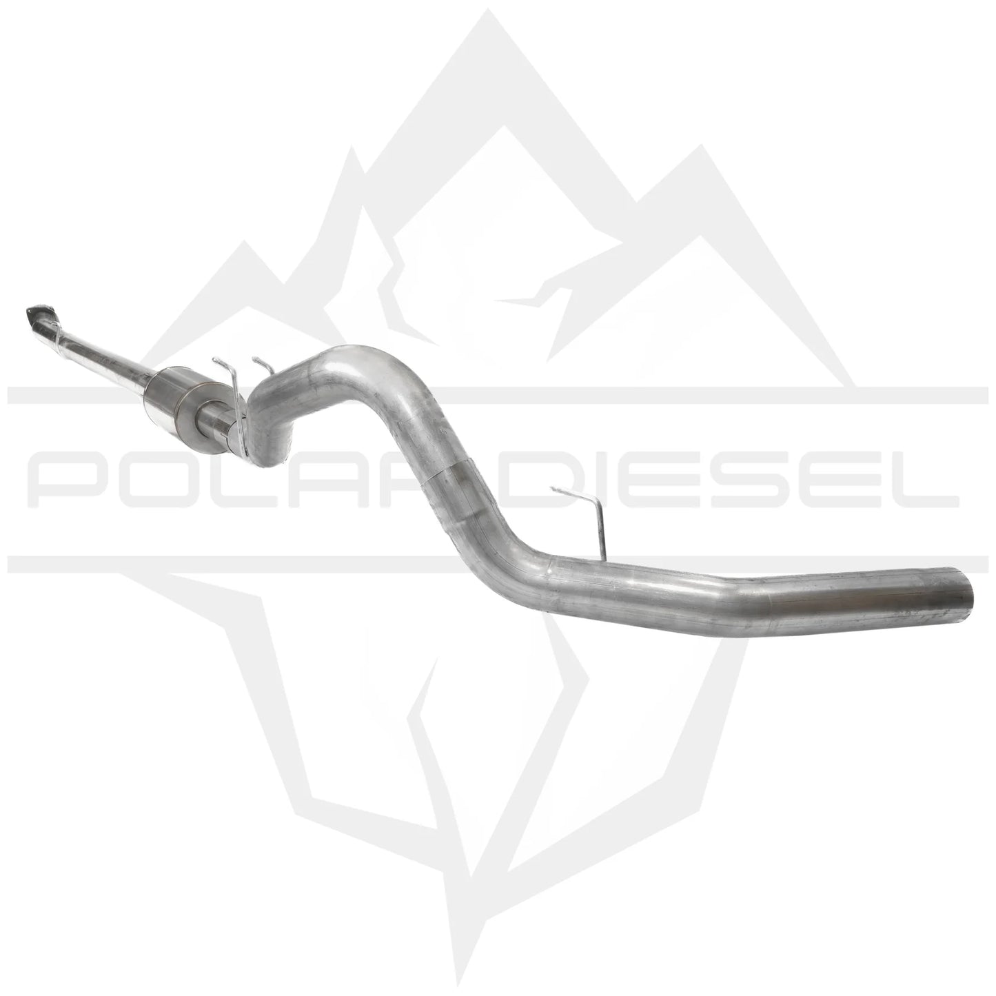 Polar Diesel 2023-2026 Ford Powerstroke 6.7L 4” Downpipe Back Exhaust & Downpipe Package With Muffler