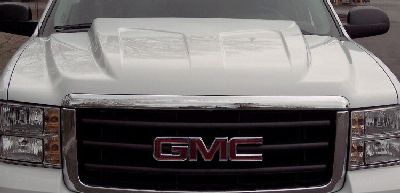 KP 07-13 Sierra 1500 and 07-10 Sierra 2500/3500 Steel Cowl Hood