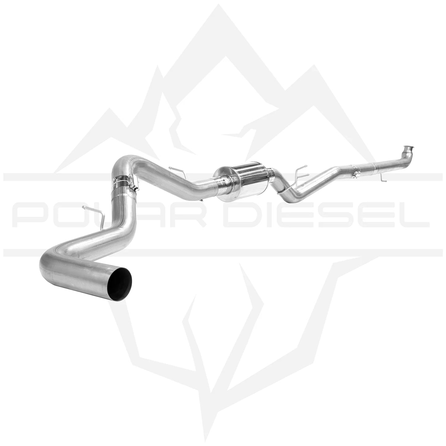 Polar Diesel 2007.5-2010 Duramax 6.6L 4" Exhaust With Muffler