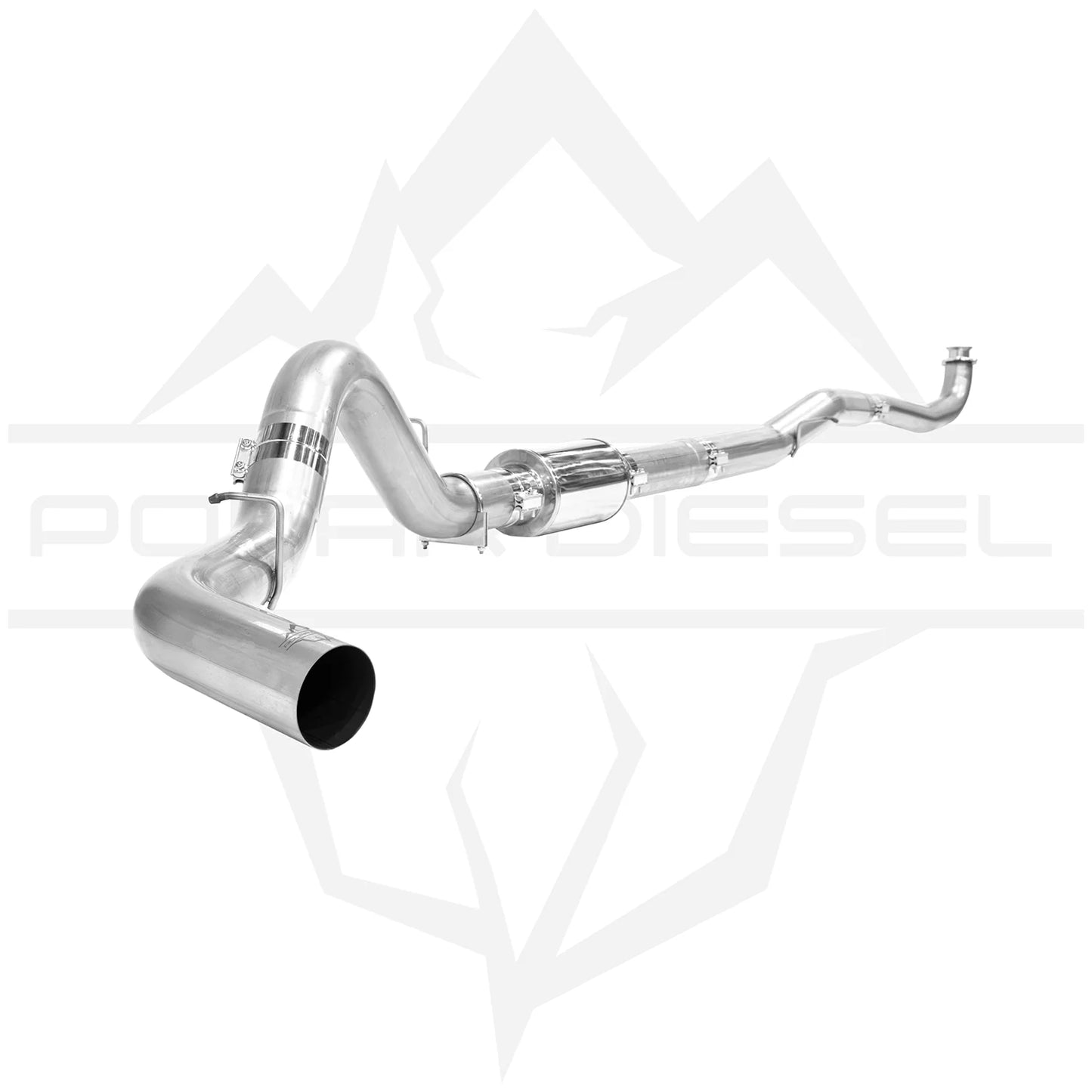Polar Diesel 2017-2026 Duramax 6.6L 304SS 5" Exhaust With Muffler