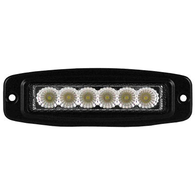Straight 6 Flush Mount Flood Work Light by Speed Demon