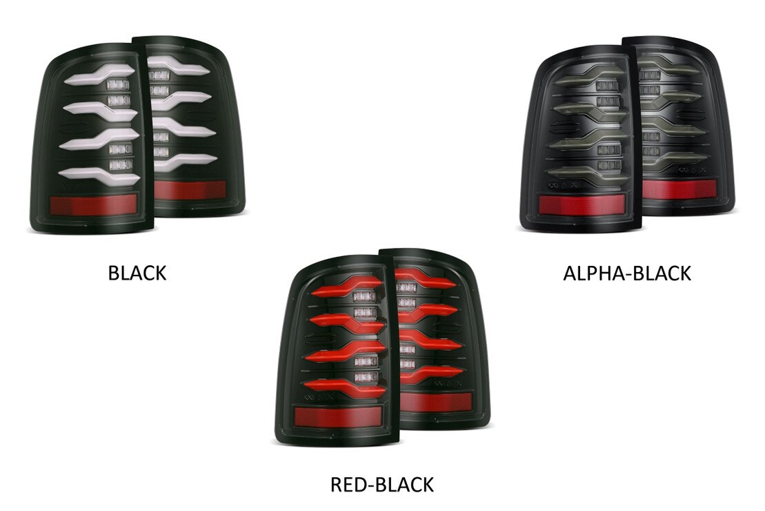 Alpharex Dodge Ram (09-18) Luxx LED Tail Lights