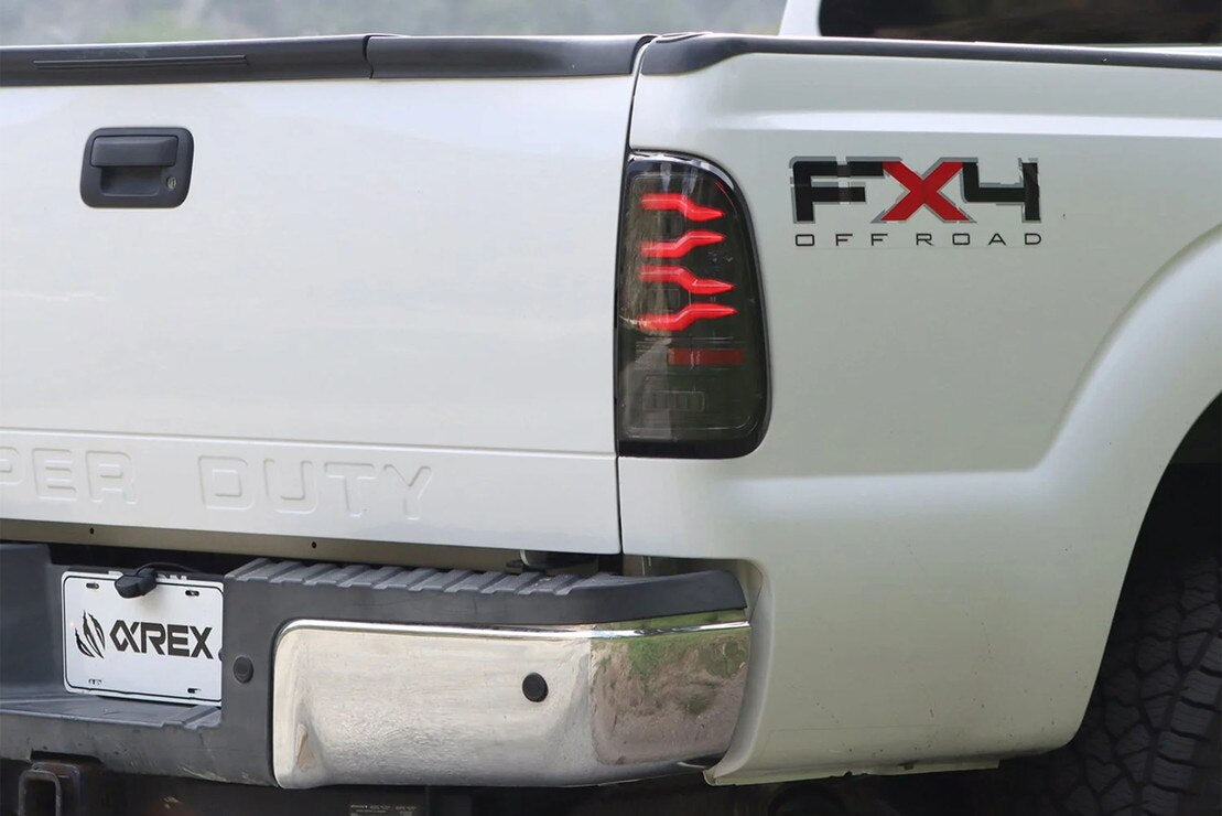AlphaRex Ford Super Duty Luxx LED Tail Lights (99-16)