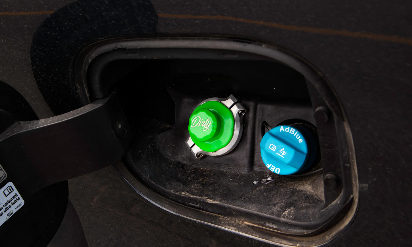 DDC 2019+ 3.0L Duramax Billet Fuel Filler Cap Fix Kit