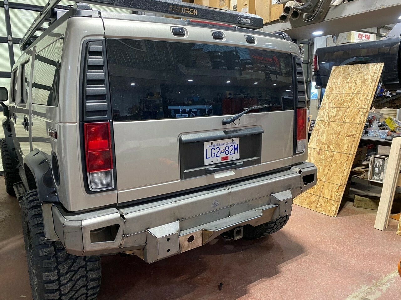 REAR BUMPER HUMMER H2 2003-2009