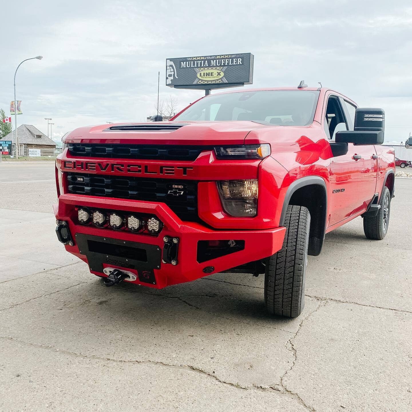 PRERUNNER WINCH BUMPER CHEVY SILVERADO 2019.5-2023