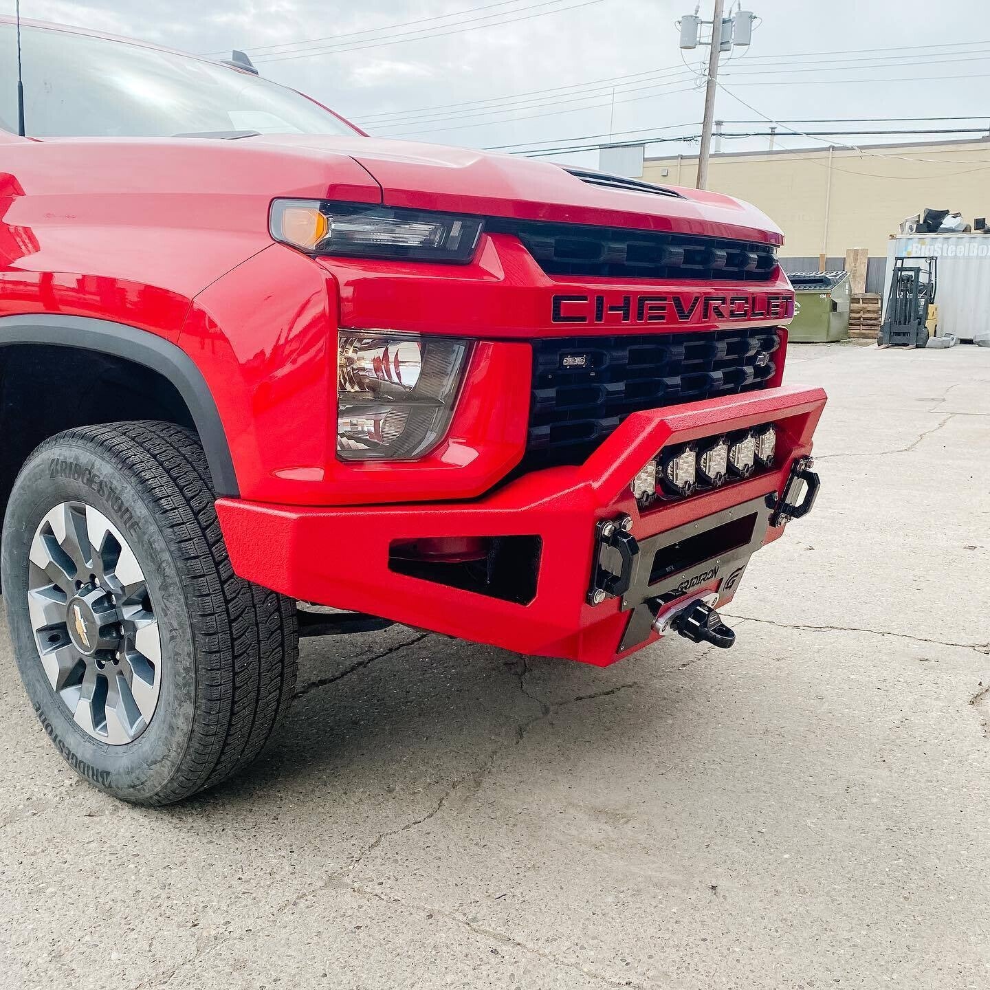 PRERUNNER WINCH BUMPER CHEVY SILVERADO 2019.5-2023