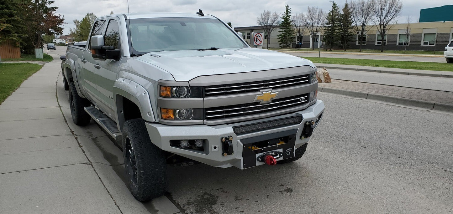 BASE WINCH BUMPER CHEVY SILVERADO 2500/3500 HD 2015-2019.5