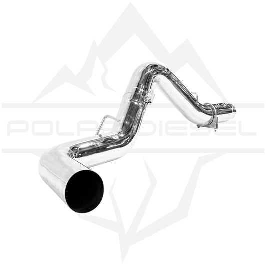Polar Diesel 2011-2026 Duramax 6.6L 304SS 5" Polished DPF Back Exhaust