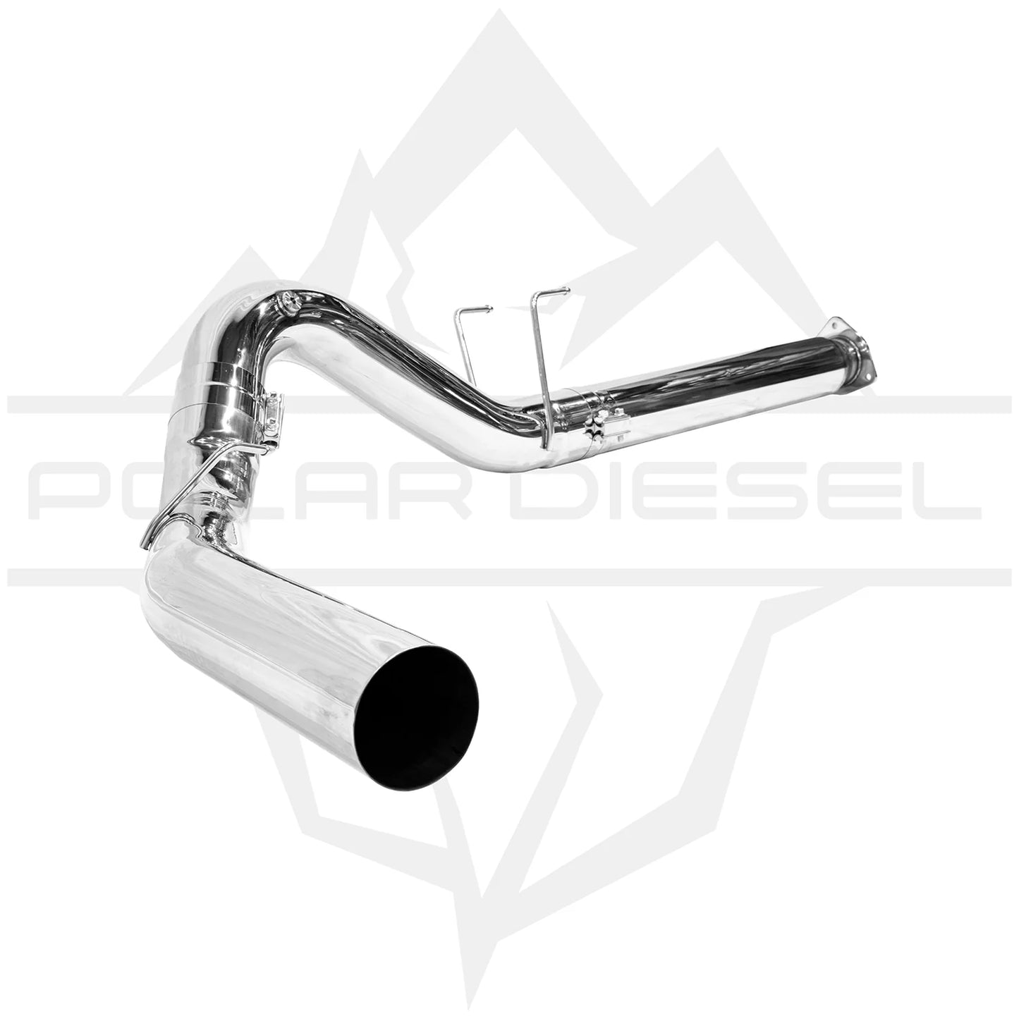 Polar Diesel 2011-2026 Ford Powerstroke 6.7L 304SS 5" Polished DPF Back Exhaust