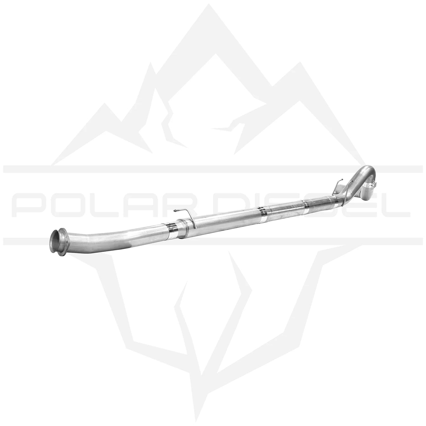 Polar Diesel 2023-2026 Ford Powerstroke 6.7L 304SS 5" Raw Exhaust & Downpipe Package