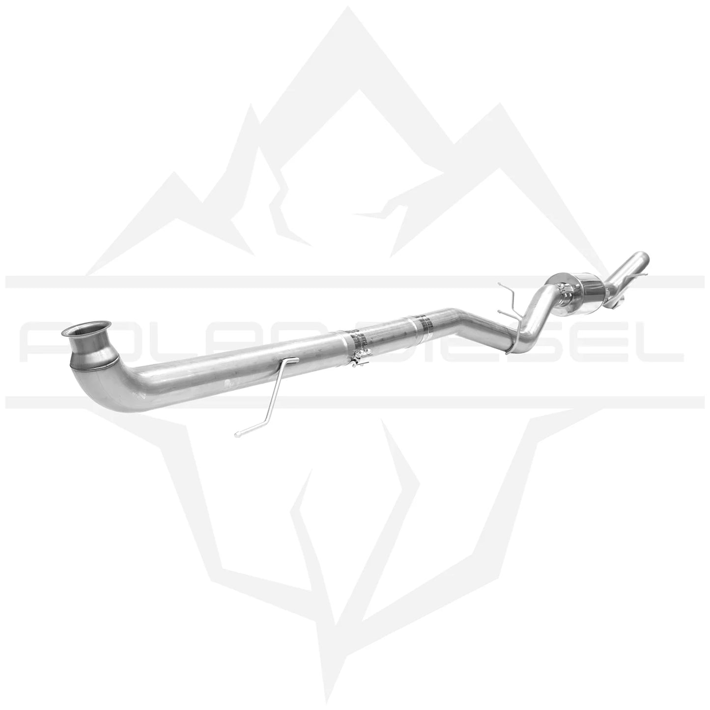 Polar Diesel 2007.5-2010 Duramax 6.6L 4" Exhaust With Muffler