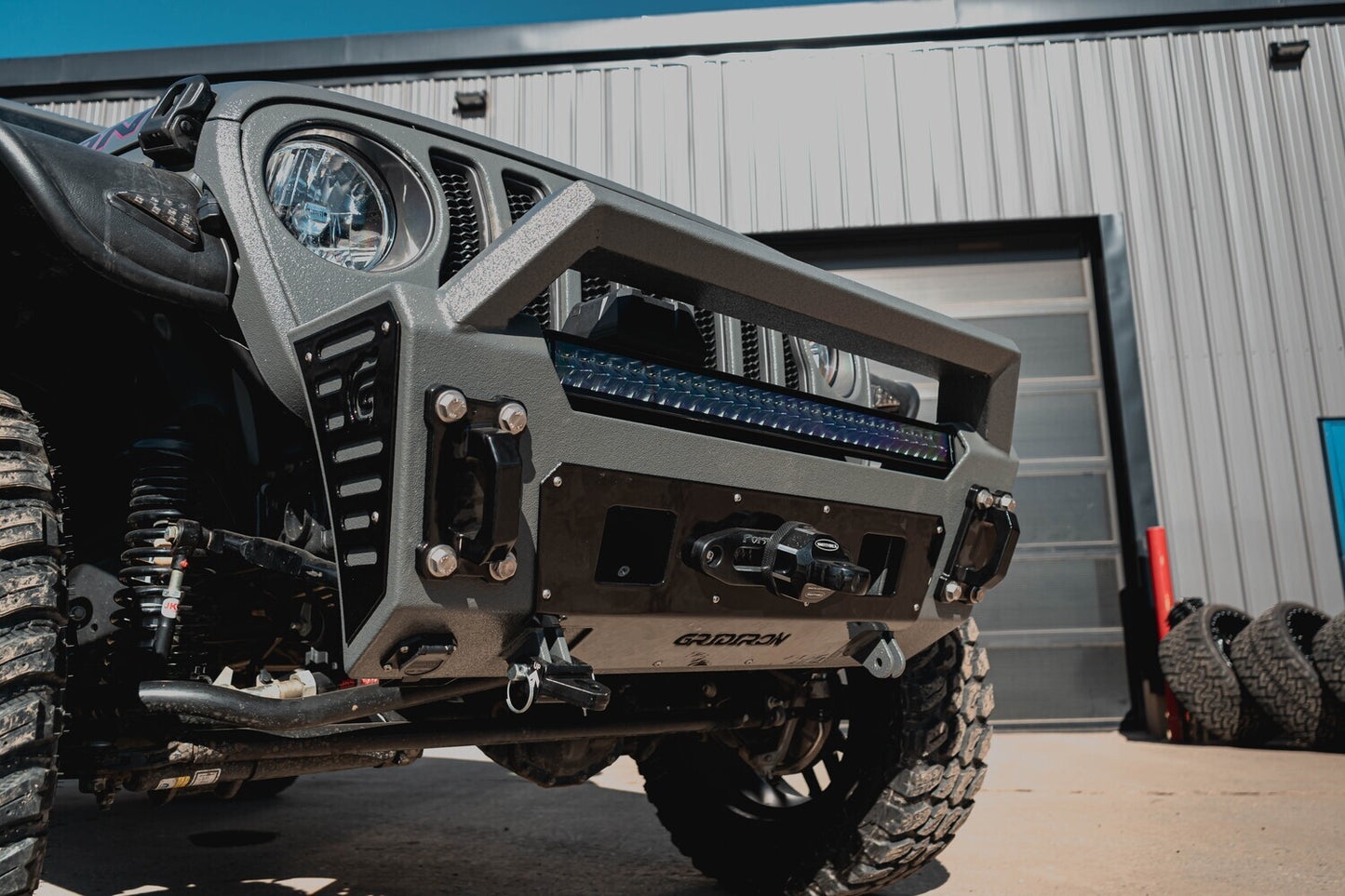 PRERUNNER WINCH BUMPER JEEP WRANGLER JL 2019-2023