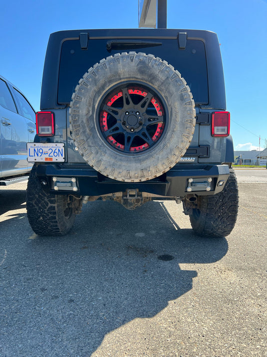 REAR BUMPER JEEP WRANGLER RUBICON JK 2007-2018