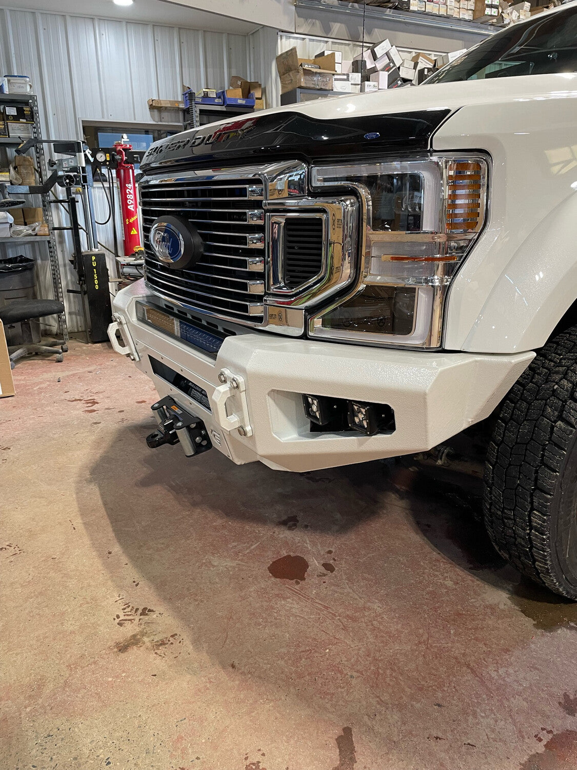 BASE WINCH BUMPER FORD F-450/F-550 SUPER DUTY 2017-2022