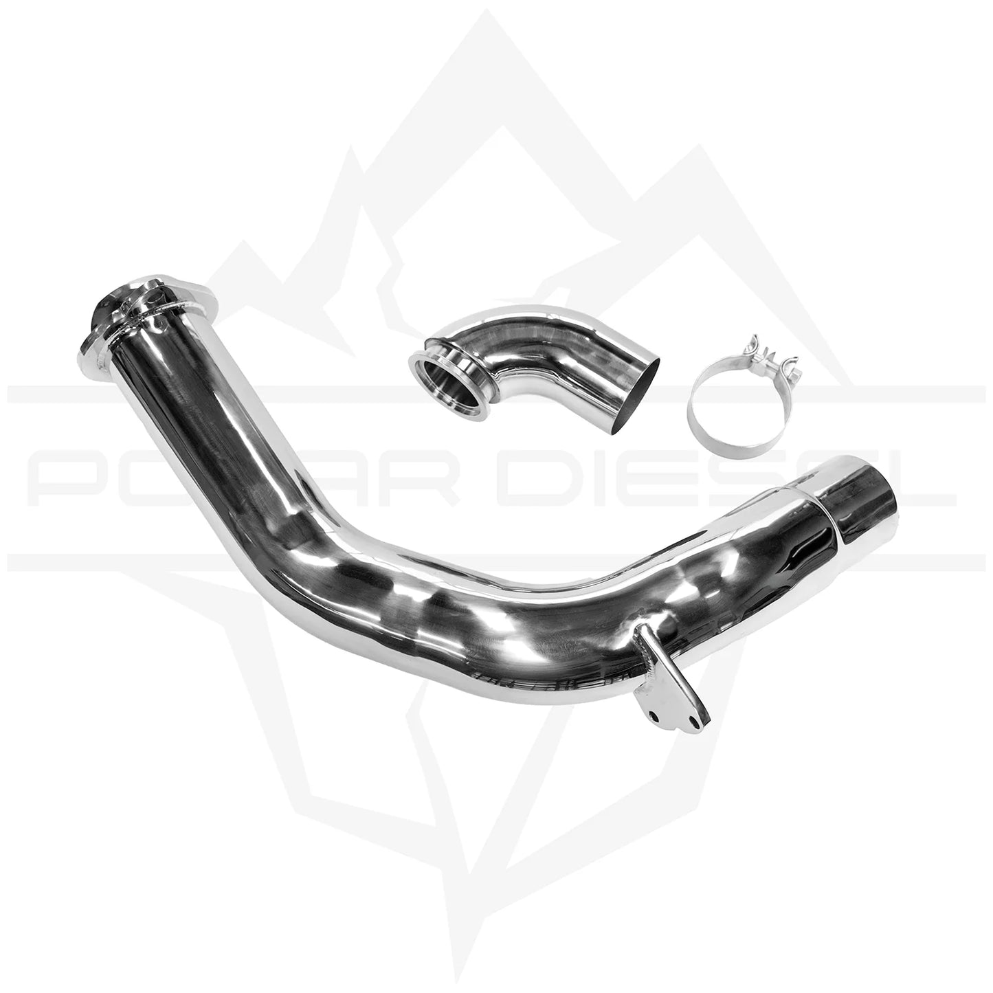 Polar Diesel 2020-2026 Powerstroke 6.7L 304SS Polished Polar Downpipe