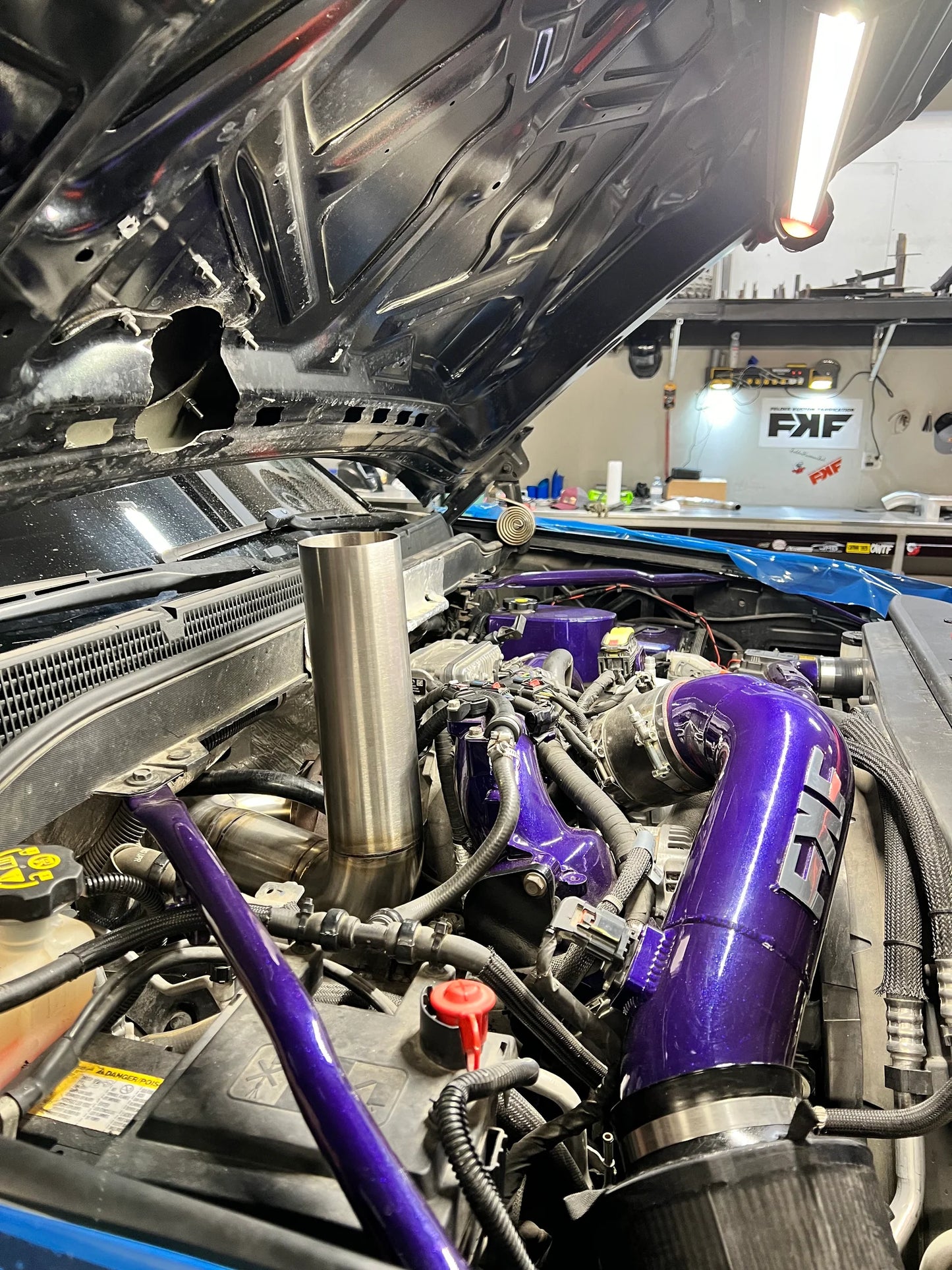 FKF 2017-2025 L5P Duramax Hood Stack Kit
