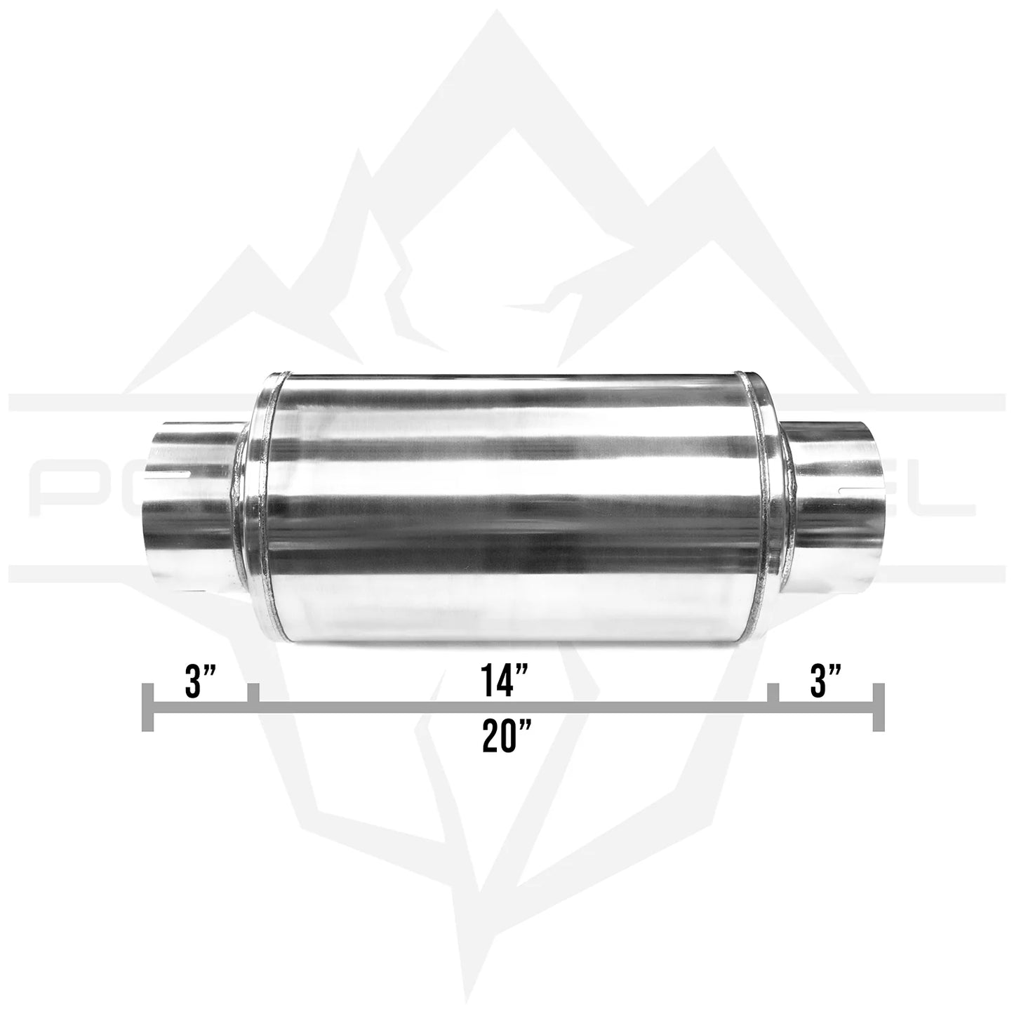 Polar Diesel Standard 5" Muffler