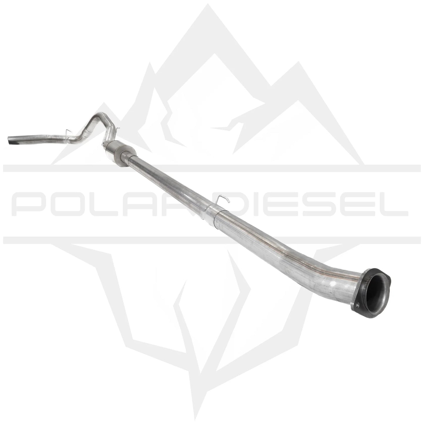 Polar Diesel 2023-2026 Ford Powerstroke 6.7L 4” Downpipe Back Exhaust & Downpipe Package With Muffler