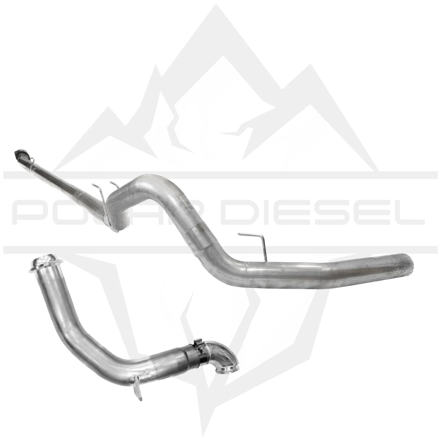 Polar Diesel 2023-2026 Ford Powerstroke 6.7L 4” Downpipe Back Exhaust & Downpipe Package