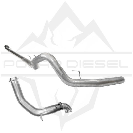 Polar Diesel 2023-2026 Ford Powerstroke 6.7L 4” Downpipe Back Exhaust & Downpipe Package