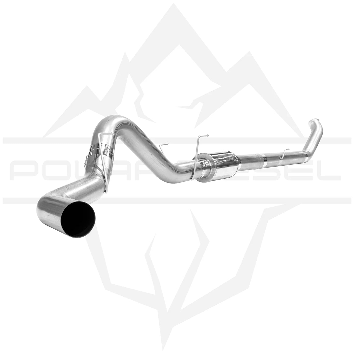 Polar Diesel 2007.5-2009 Cummins 6.7L 5" Exhaust With Muffler