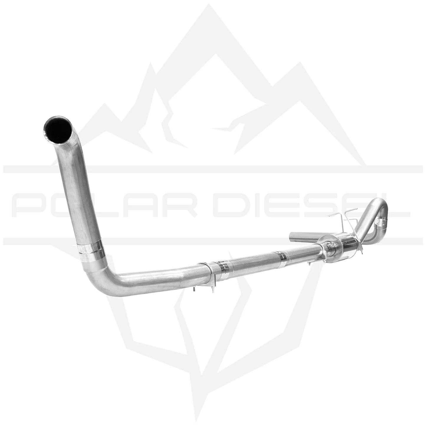 Polar Diesel 2003-2007 Ford Powerstroke 6.0L 4" Exhaust With Muffler