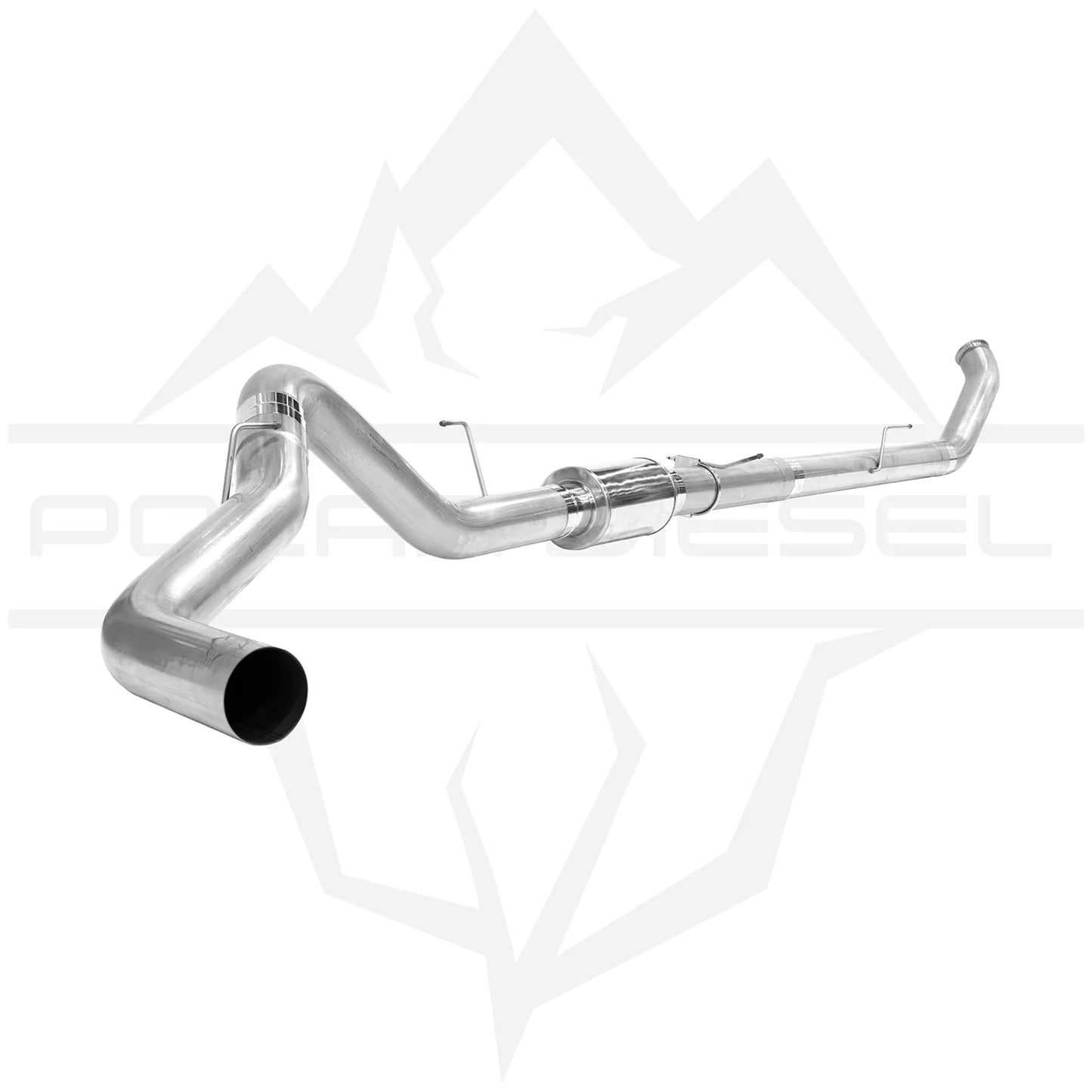 Polar Diesel 2010-2018 Cummins 6.7L 304SS 5" Exhaust With Muffler