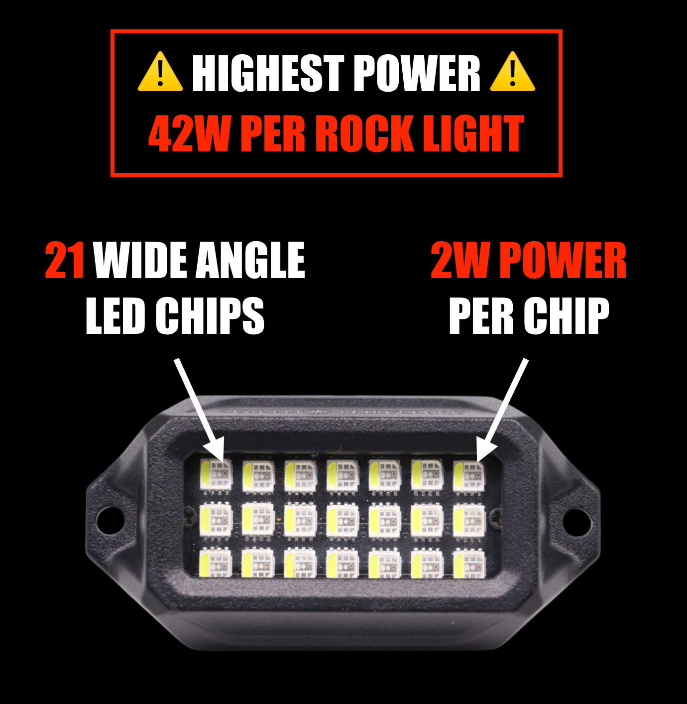 Premium RGB+W Rock Lights Kit – Lucky Customs